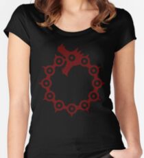 Dragon's Sin of Wrath Women's Fitted Scoop T-Shirt