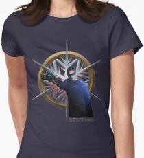 Kapitän kalt Tailliertes T-Shirt für Frauen
