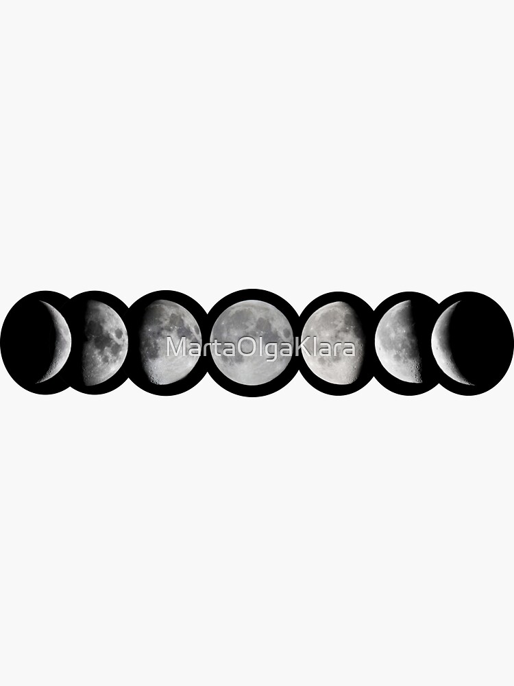 Moon phases by MartaOlgaKlara