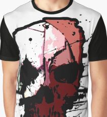 Skull Waterpaint Graphic T-Shirt