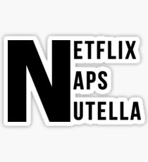 Netflix Naps Nutella Sticker