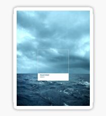 pantone ocean Sticker