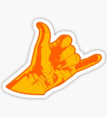 Shaka Orange Crush Sticker
