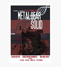 Solid - Metal Gear Photographic Print