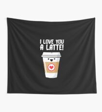 Latte Love Wall Tapestry