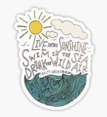 Emerson: Live in the Sunshine Sticker