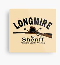 Lámina metálica Longmire para Sheriff