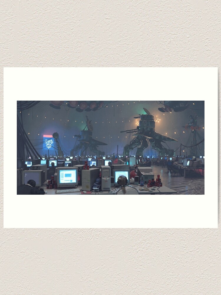 Alternate view of We've Got Bandwidth Art Print