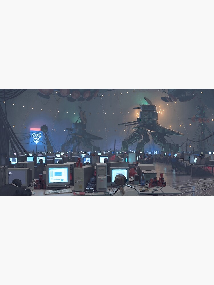 We've Got Bandwidth by simonstalenhag