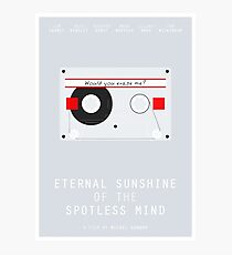 Eternal Sunshine of the Spotless Mind film poster Photographic Print