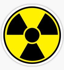 Signe radioactif Sticker