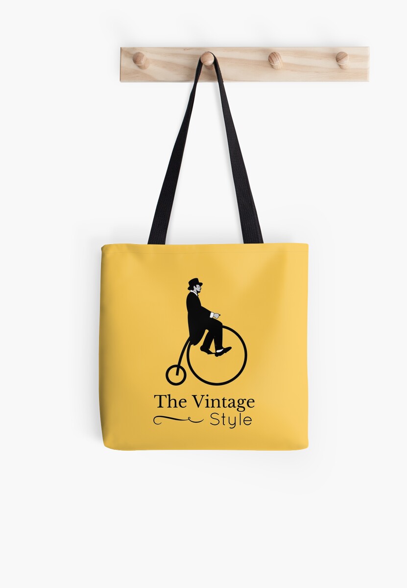 "Vintage Cycle" Tote Bags by shabzdesigns Redbubble
