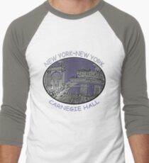 NYC-Carnegie Hall Men's Baseball ¾ T-Shirt