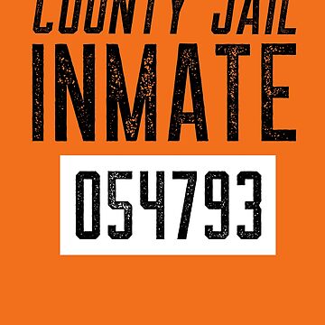 Camiseta clásica for Sale con la obra «disfraz de halloween cárcel del  condado preso prisionero naranja» de SKilner