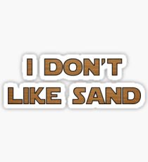 I don't like sand - version 2 Sticker