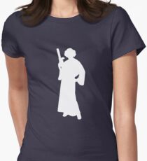 Star Wars Princess Leia White Women's Fitted T-Shirt