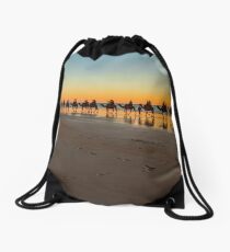 cable beach cable train Drawstring Bag