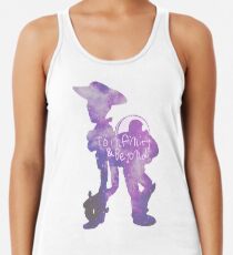 Camiseta de tirantes para mujer Hasta el infinito y más allá