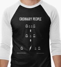 Ordinary people Men's Baseball ¾ T-Shirt