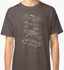 SNES: Just the Guts (white) Classic T-Shirt