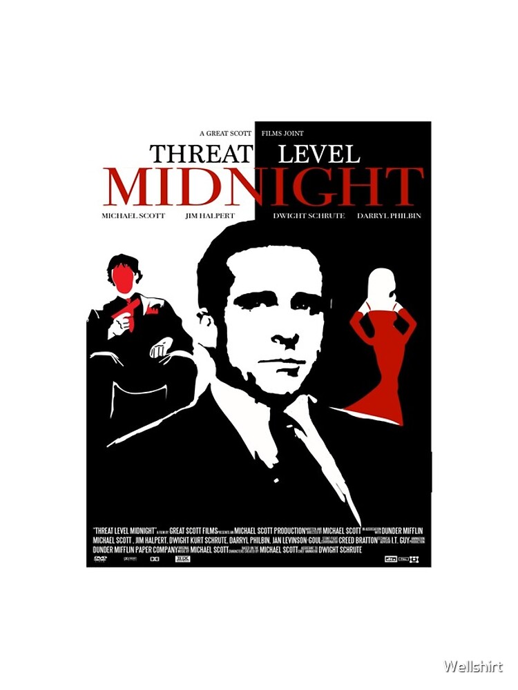 The Office: Threat Level Midnight Movie Poster by Wellshirt