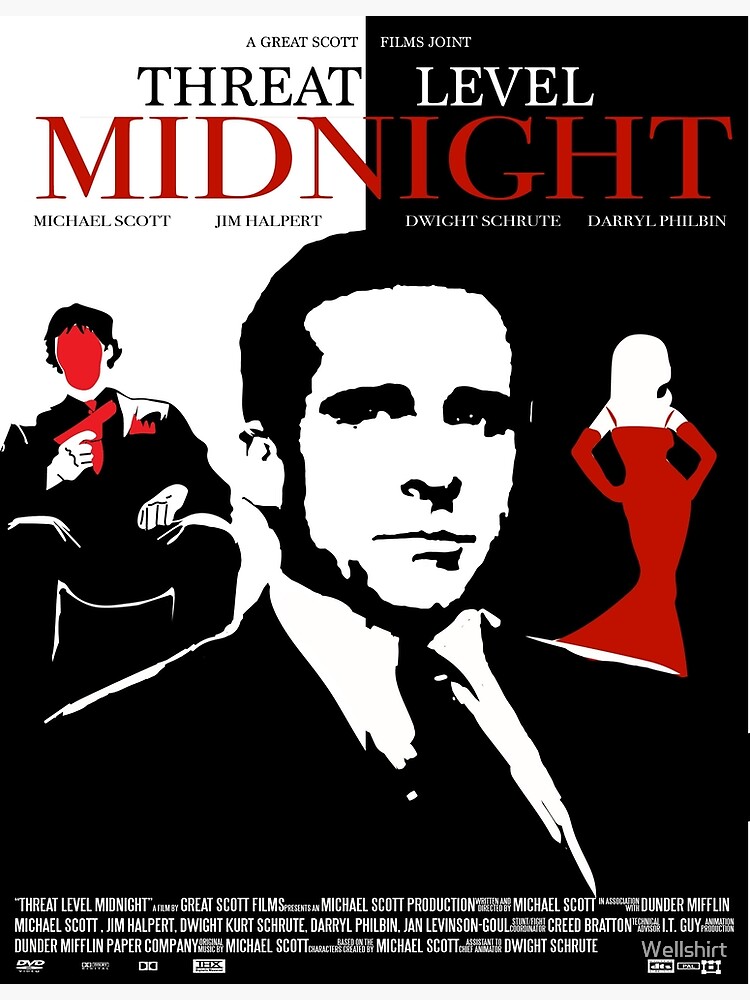 The Office: Threat Level Midnight Movie Poster by Wellshirt