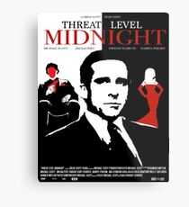 Das Büro: Bedrohungsniveau Midnight Movie Poster Metallbild