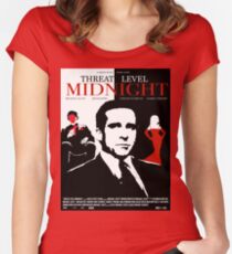 The Office: Threat Level Midnight Movie Poster Fitted Scoop T-Shirt