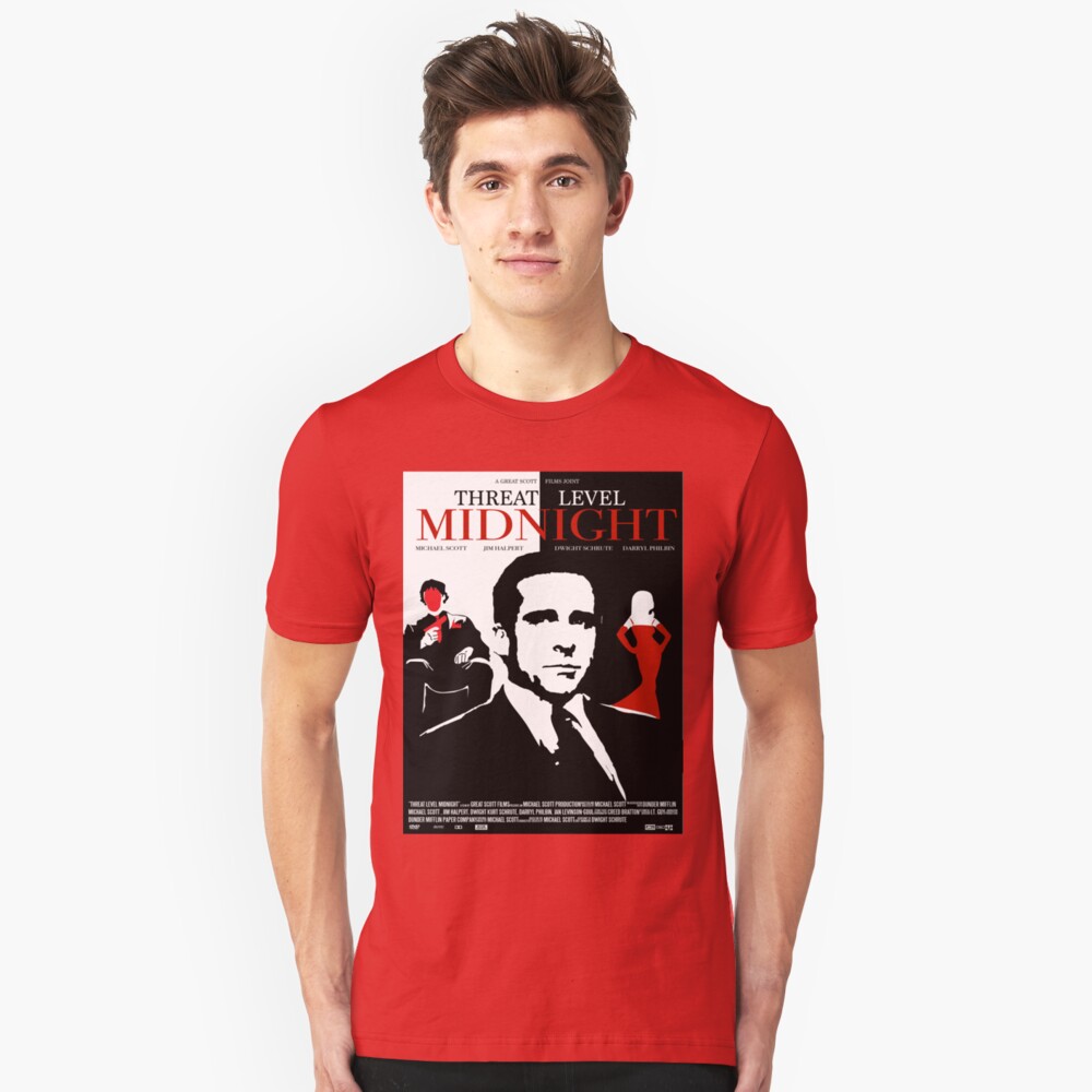 The Office: Threat Level Midnight Movie Poster Unisex T-Shirt Front