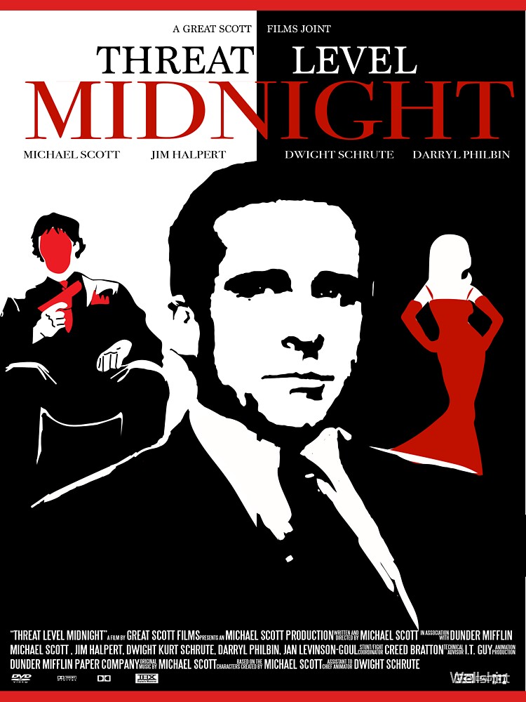 The Office: Threat Level Midnight Movie Poster by Wellshirt