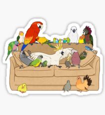 Birblr and Chill Sticker