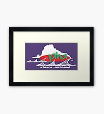piha tee Framed Print