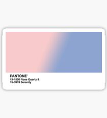 Pantone Rosenquarz Gelassenheit Sticker