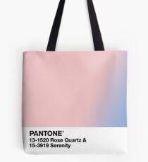 pantone rose quartz serenity Tote Bag