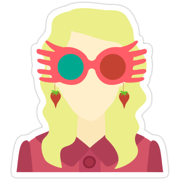 Luna Lovegood Stickers By Designsbyand Redbubble