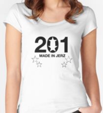 "Made in Jerz" (V2) Liv Morgan Women's Fitted Scoop T-Shirt