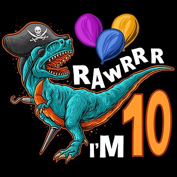 t rex birthday shirt