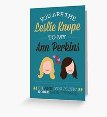 Leslie & Ann Greeting Card