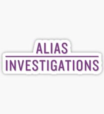 Alias Investigations Sticker