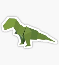 ORIGAMI DINOSAUR Sticker