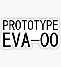 Prototype EVA-00 Evangelion ヾ(0∀0*★)゚*・.。 Sticker