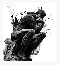 thinker Photographic Print