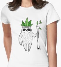 King of Sloth Women's Fitted T-Shirt