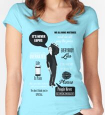 Camiseta entallada de cuello redondo Dr House Montage
