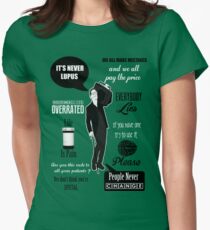 Dr House Montage Women's Fitted T-Shirt
