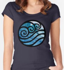 Waterbending - Avatar der letzte Luftbändiger Tailliertes Rundhals-Shirt