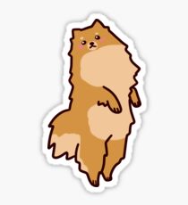 Kawaii Pomeranian Standing Sticker