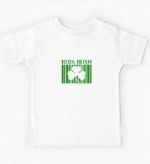 100% Irish St. Patricks Day Kids Tee