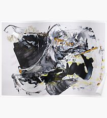 "Snake Bites Mounting!" - Big Original Wall Modern Abstract Art Painting Poster