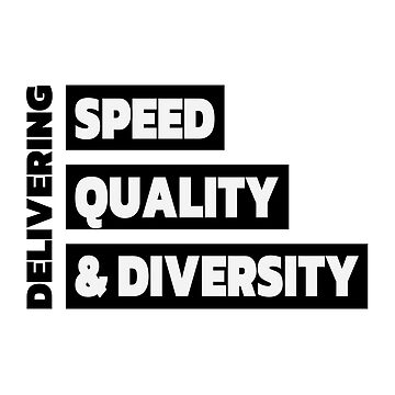Artwork thumbnail, Delivering Speed, Quality, & Diversity by johnvlastelica